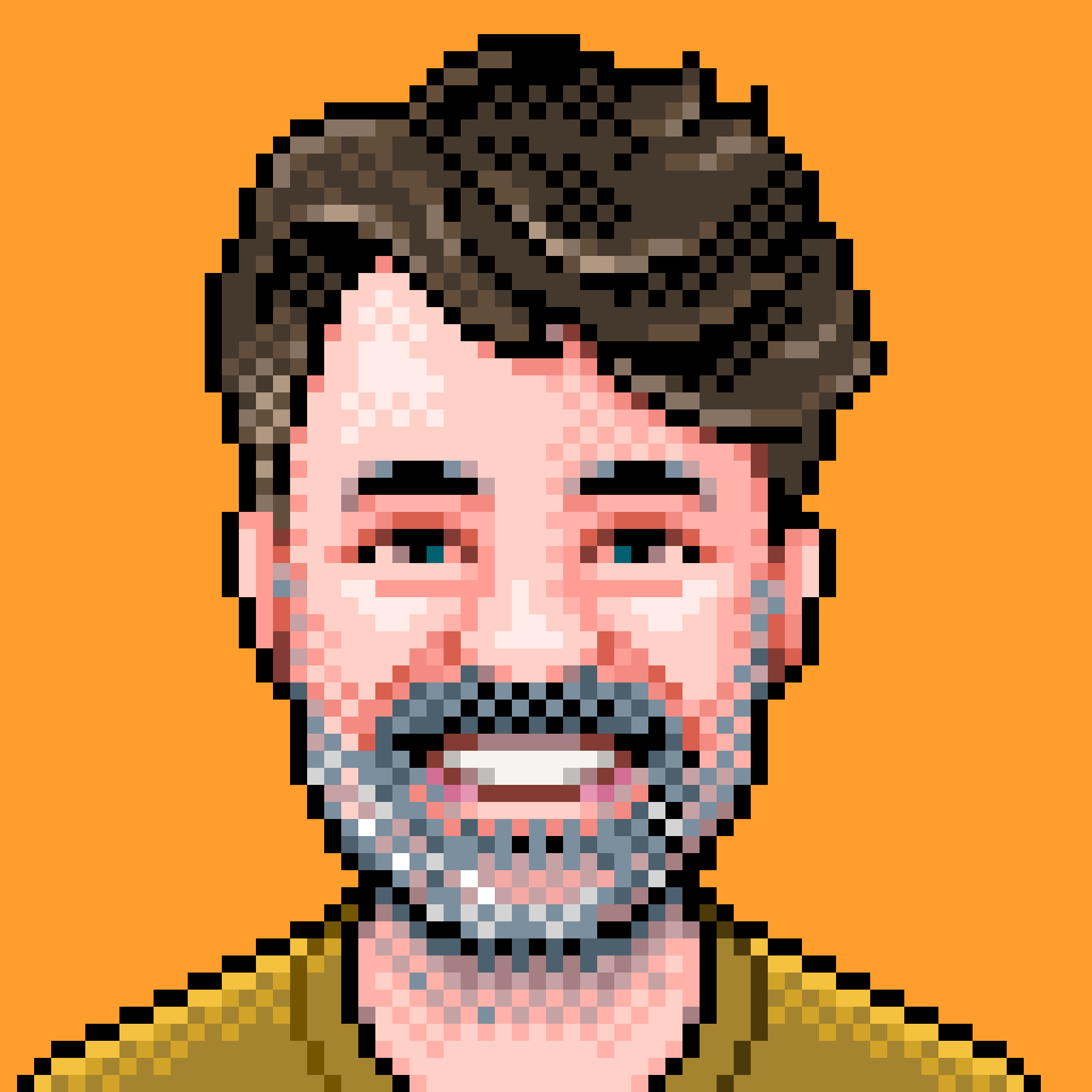 Pixel portrait of Tyler